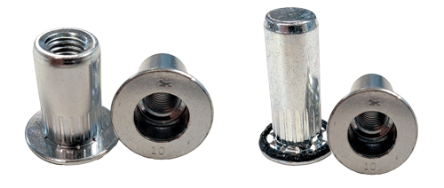 Open end and Closed End Hex Body High Strength Rivet Nuts